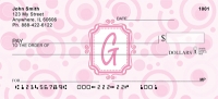 Bubbly Monogram G Personal Checks