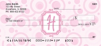 Bubbly Monogram H Personal Checks