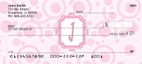 Bubbly Monogram I Personal Checks