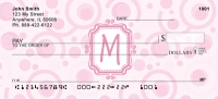 Bubbly Monogram M Personal Checks