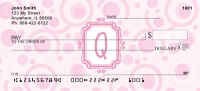 Bubbly Monogram Q Personal Checks