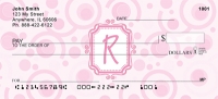 Bubbly Monogram R Personal Checks