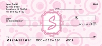 Bubbly Monogram S Personal Checks