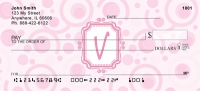 Bubbly Monogram V Personal Checks