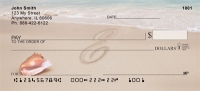 Sand Written Monogram E Personal Checks