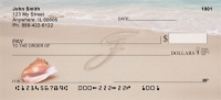 Sand Written Monogram F Personal Checks