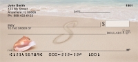 Sand Written Monogram S Personal Checks