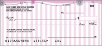 Pretty in Pink Girly Personal Checks - 1 Box