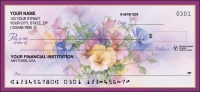 Pansies Personal Checks - 1 box - Singles