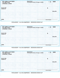 Teal Safety 3 to a Page Voucher Computer Checks