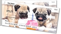 Pugs Side Tear Personal Checks