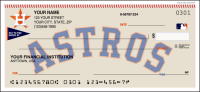 Houston Astros Recreation Personal Checks - 1 Box
