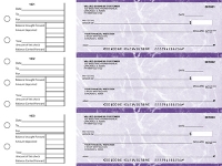 Purple Marble General Business Checks