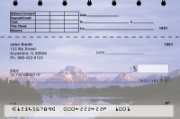 Mountain Views Top Stub Personal Checks