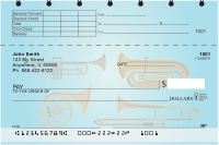 Musical Instruments Top Stub Personal Checks