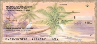 Palm Trees Scenic Personal Checks - 1 Box