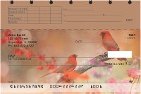 Tranquil Birds Top Stub Personal Checks