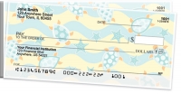 Colorful Sea Turtles Side Tear Personal Checks