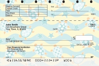 Colorful Sea Turtles Top Stub Personal Checks