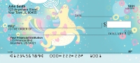 Cartoon Unicorns Personal Checks