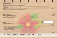 Potted Flowers Top Stub Personal Checks