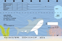 Happy Shark Top Stub Personal Checks