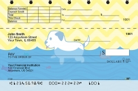 Dog Days of Summer Top Stub Personal Checks