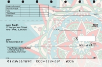 Mandala Top Stub Personal Checks