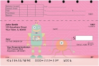 Robot Friends Top Stub Personal Checks