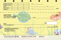 Whimsical Fish Top Stub Personal Checks