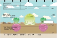 Healthy, Happy Friends Top Stub Personal Checks