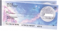 Celestial Moons Side Tear Personal Checks