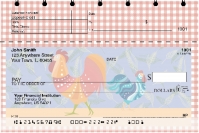 Country Rooster Top Stub Personal Checks