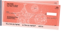 Vintage Christmas Side Tear Personal Checks