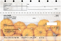 Grateful Pumpkin Top Stub Personal Checks