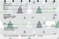 Peaceful Pines Top Stub Personal Checks