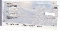 Snowy Woodland Side Tear Personal Checks