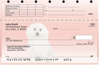 Adorable Bichons Top Stub Personal Checks