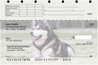 Alaskan Malamute Top Stub Personal Checks