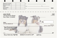 Australian Shepherd Top Stub Personal Checks