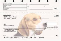 Beagles Top Stub Personal Checks