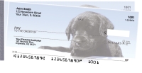Black Lab Puppies Side Tear Personal Checks