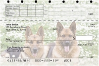 German Shepherd Top Stub Personal Checks