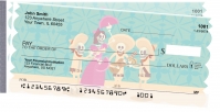 Dia de los Muertos Side Tear Personal Checks