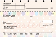 Easter Ideals Top Stub Personal Checks