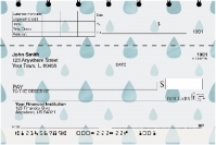 April Showers Top Stub Personal Checks