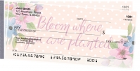 Happiness Blooms From Within Side Tear Personal Checks