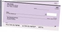 Purple Safety Side Tear Personal Checks