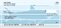 Silhouette Sharks Personal Checks