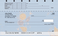 Pop of Flowers Top Stub Personal Checks